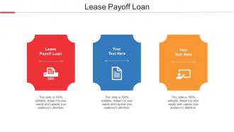 Lease Payoff Loan Ppt Powerpoint Presentation Infographics Templates Cpb