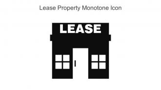 Lease Property Monotone Icon In Powerpoint Pptx Png And Editable Eps Format