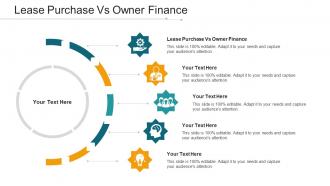 Lease Purchase Vs Owner Finance Ppt Powerpoint Presentation Visual Aids Cpb