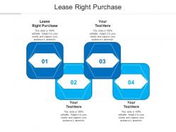 Lease right purchase ppt powerpoint presentation infographics inspiration cpb