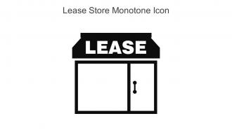 Lease Store Monotone Icon In Powerpoint Pptx Png And Editable Eps Format
