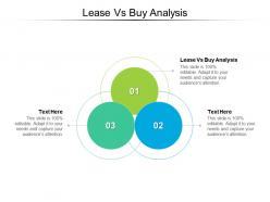Lease vs buy analysis ppt powerpoint presentation gallery graphics download cpb