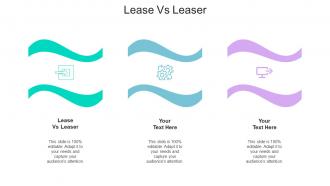 Lease Vs Leaser Ppt Powerpoint Presentation Infographic Template Slide Cpb