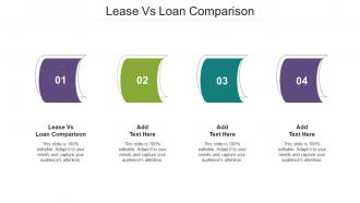 Lease Vs Loan Comparison Ppt Powerpoint Presentation Styles Background Image Cpb