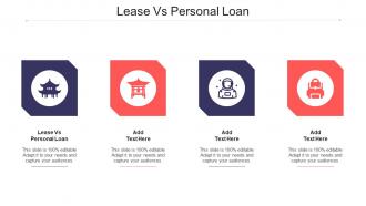 Lease Vs Personal Loan Ppt Powerpoint Presentation Summary Show Cpb