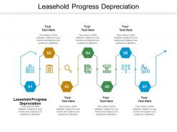 Leasehold progress depreciation ppt powerpoint presentation infographic template ideas cpb