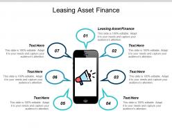 Leasing asset finance ppt powerpoint presentation summary sample cpb