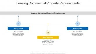 Leasing Commercial Property Requirements In Powerpoint And Google Slides Cpb