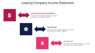 Leasing Company Income Statement Ppt Powerpoint Presentation Gallery Cpb