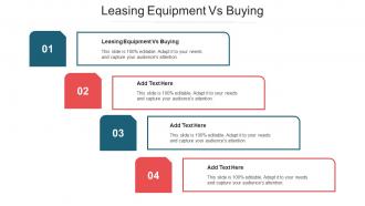 Leasing Equipment Vs Buying Ppt Powerpoint Presentation Summary Infographics Cpb