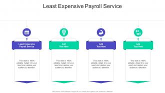 Least Expensive Payroll Service In Powerpoint And Google Slides Cpb
