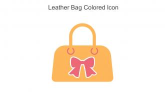 Leather Bag Colored Icon In Powerpoint Pptx Png And Editable Eps Format