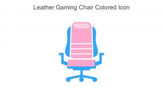 Leather Gaming Chair Colored Icon In Powerpoint Pptx Png And Editable Eps Format