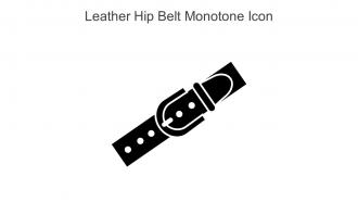 Leather Hip Belt Monotone Icon In Powerpoint Pptx Png And Editable Eps Format