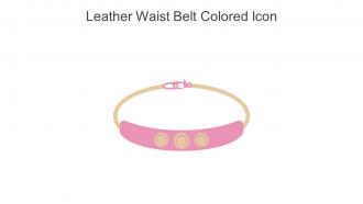 Leather Waist Belt Colored Icon In Powerpoint Pptx Png And Editable Eps Format