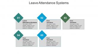 Leave attendance systems ppt powerpoint presentation model clipart cpb