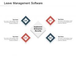 Leave management software ppt powerpoint presentation model inspiration cpb