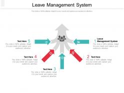 Leave management system ppt powerpoint presentation outline graphics pictures cpb