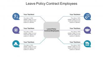 Leave policy contract employees ppt powerpoint presentation portfolio portrait cpb