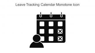 Leave Tracking Calendar Monotone Icon In Powerpoint Pptx Png And Editable Eps Format