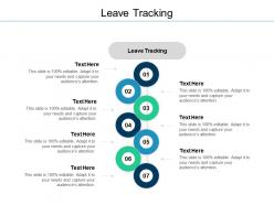 Leave tracking ppt powerpoint presentation slides visuals cpb