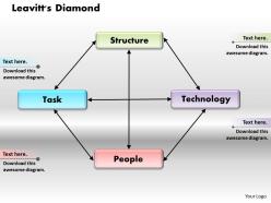 Leavitts Diamond Powerpoint Presentation Slide Template