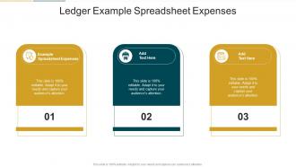 Ledger Example Spreadsheet Expenses In Powerpoint And Google Slides Cpb