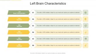 Left Brain Characteristics In Powerpoint And Google Slides Cpb