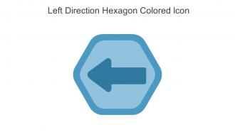 Left Direction Hexagon Colored Icon In Powerpoint Pptx Png And Editable Eps Format