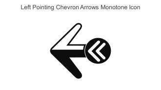 Left Pointing Chevron Arrows Monotone Icon In Powerpoint Pptx Png And Editable Eps Format