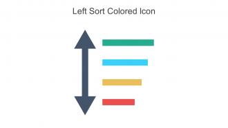 Left Sort Colored Icon In Powerpoint Pptx Png And Editable Eps Format