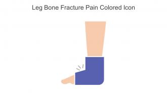 Leg Bone Fracture Pain Colored Icon In Powerpoint Pptx Png And Editable Eps Format