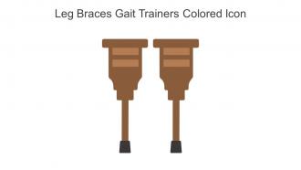 Leg Braces Gait Trainers Colored Icon In Powerpoint Pptx Png And Editable Eps Format