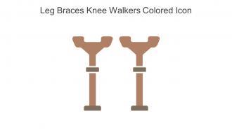 Leg Braces Knee Walkers Colored Icon In Powerpoint Pptx Png And Editable Eps Format