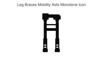 Leg Braces Mobility Aids Monotone Icon In Powerpoint Pptx Png And Editable Eps Format