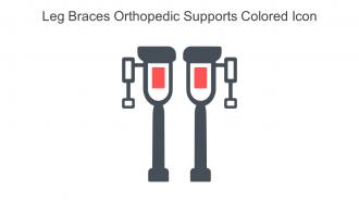 Leg Braces Orthopedic Supports Colored Icon In Powerpoint Pptx Png And Editable Eps Format
