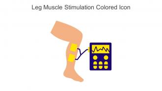 Leg Muscle Stimulation Colored Icon In Powerpoint Pptx Png And Editable Eps Format