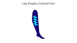Leg Surgery Colored Icon In Powerpoint Pptx Png And Editable Eps Format