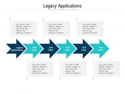 Legacy applications ppt powerpoint presentation gallery deck