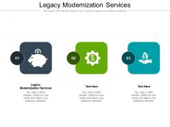 Legacy modernization services ppt powerpoint presentation icon graphics download cpb
