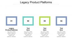 Legacy product platforms ppt powerpoint presentation professional templates cpb