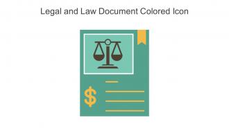 Legal And Law Document Colored Icon In Powerpoint Pptx Png And Editable Eps Format