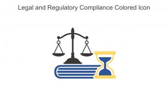Legal And Regulatory Compliance Colored Icon In Powerpoint Pptx Png And Editable Eps Format