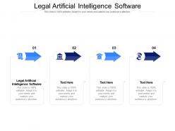 Legal artificial intelligence software ppt powerpoint presentation infographics portrait cpb