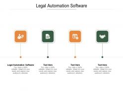 Legal automation software ppt powerpoint presentation summary styles cpb