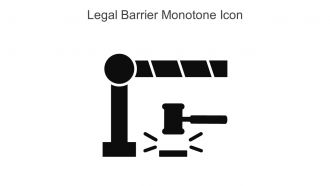 Legal Barrier Monotone Icon In Powerpoint Pptx Png And Editable Eps Format