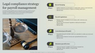Legal Compliance Strategy For Payroll Management