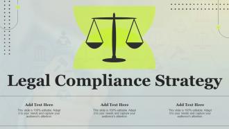Legal Compliance Strategy