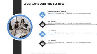 Legal Considerations Business In Powerpoint And Google Slides Cpb