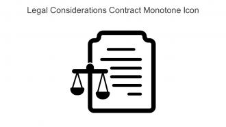 Legal Considerations Contract Monotone Icon In Powerpoint Pptx Png And Editable Eps Format